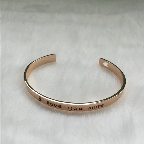 NEW I love you more bangle gold - Picture 2 of 4